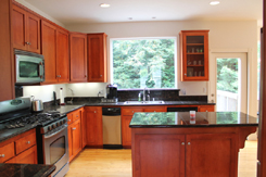 Kitchen to French door